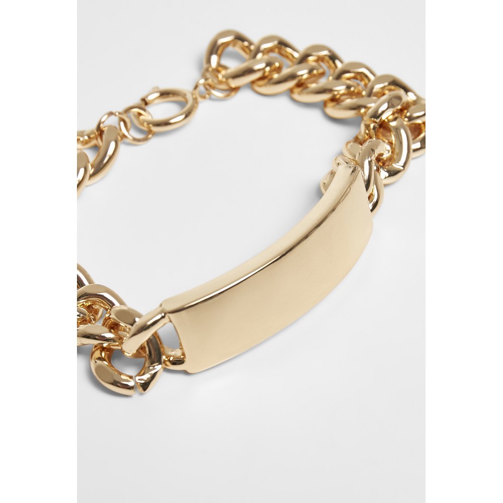 Urban Classics - Plate Armband - Goudkleurig